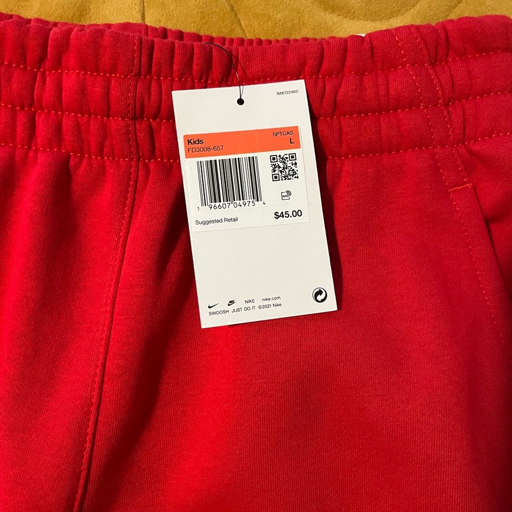 Nike Kids Red Sweatpants